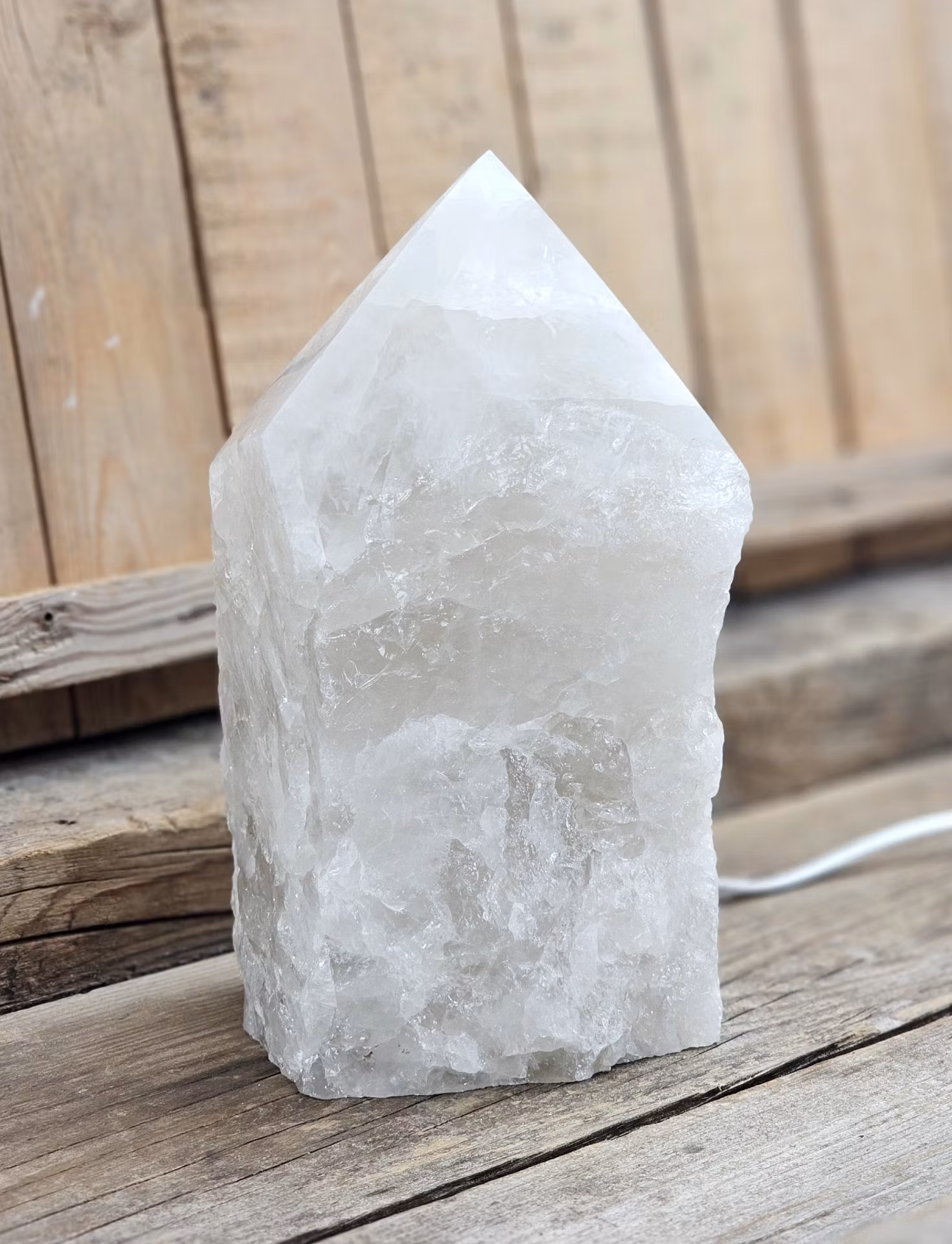 Bergkristall spets XL, lampa