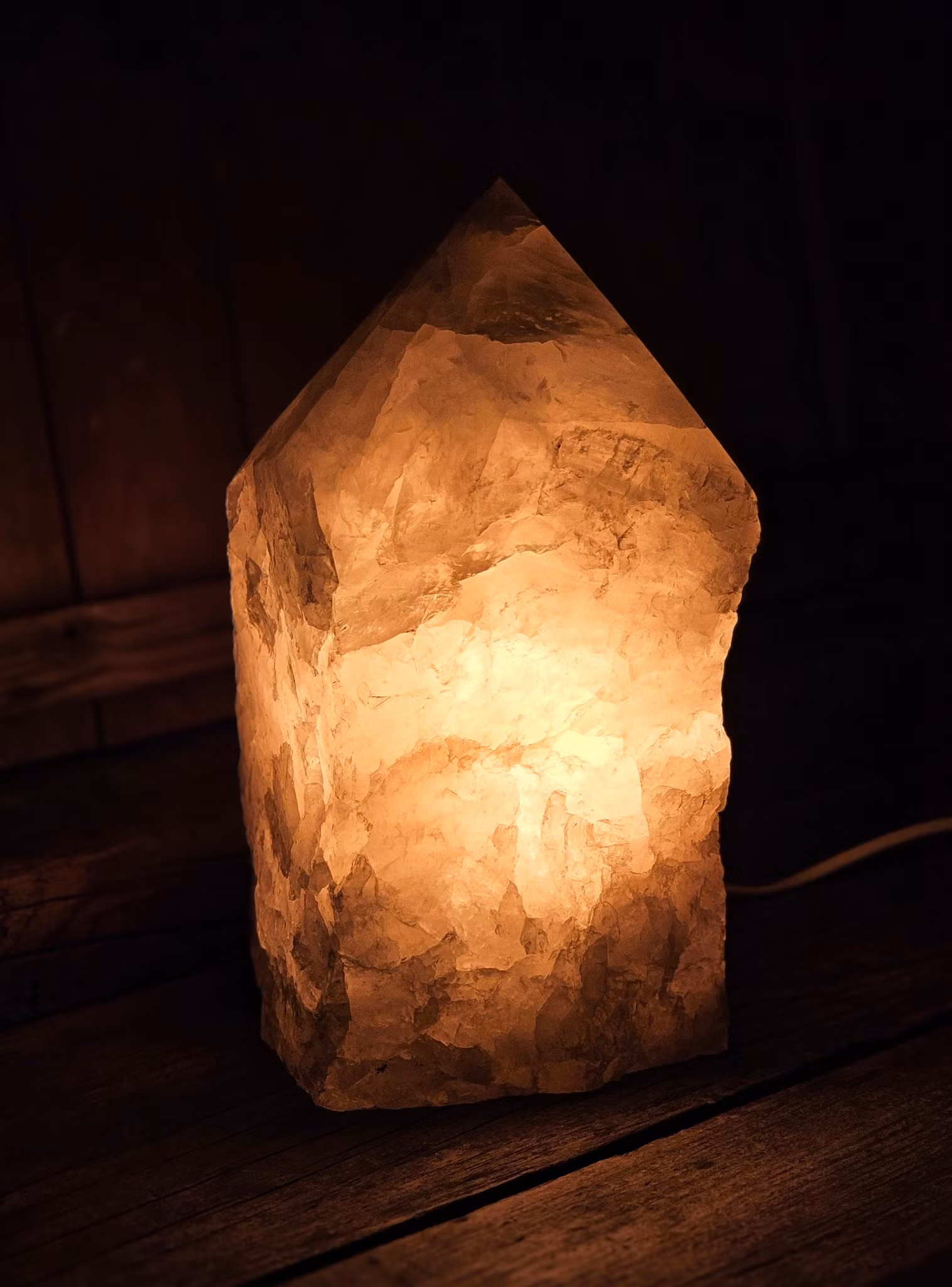 Bergkristall spets XL, lampa