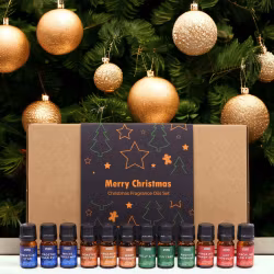 Ancient Wisdom – Festive Delights, juldoftoljor i gåvoset (12 × 5 ml)