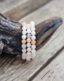 Pastell Aventurin, armband 8mm runda pärlor