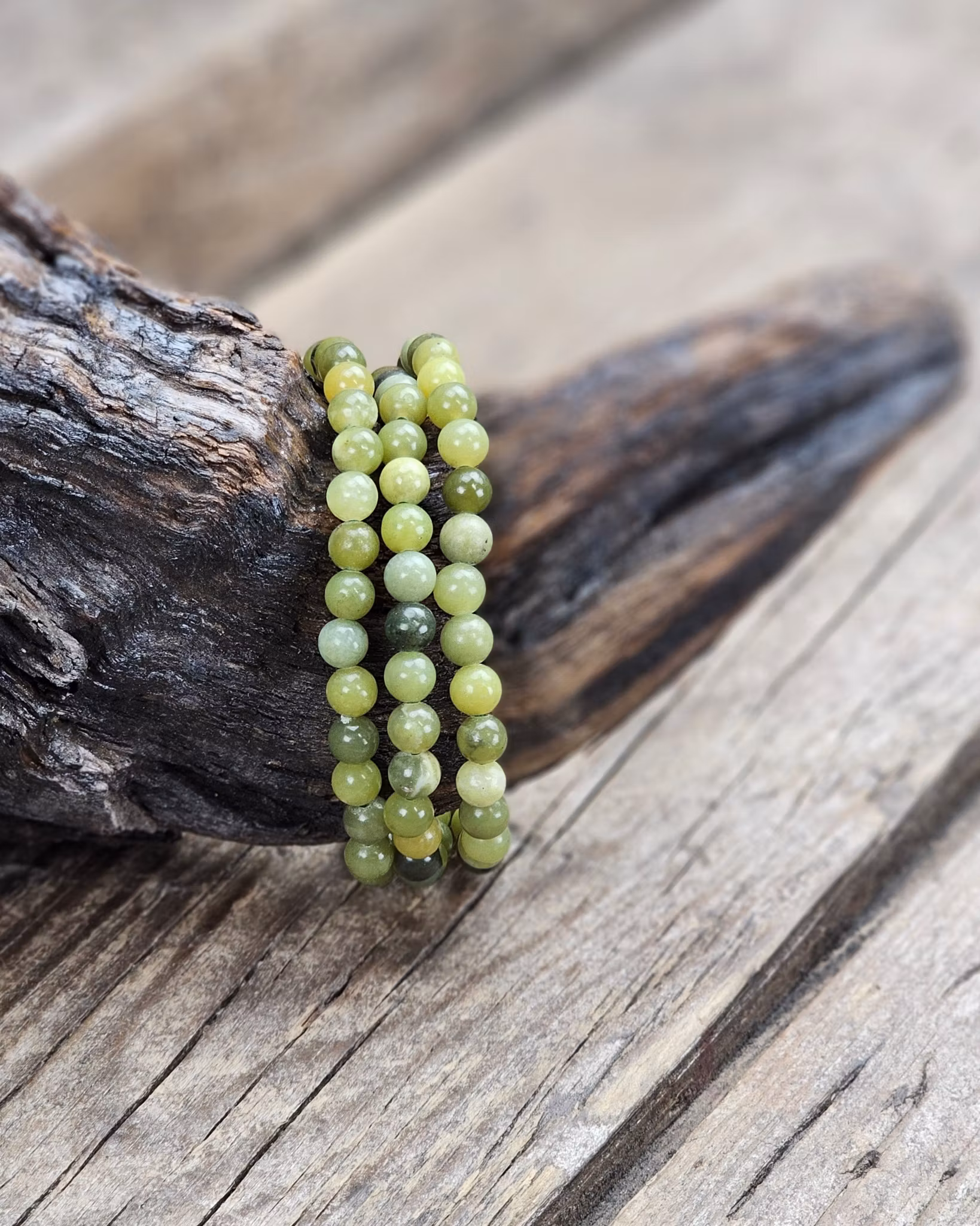 Nefrit Jade extra, armband 6mm runda pärlor