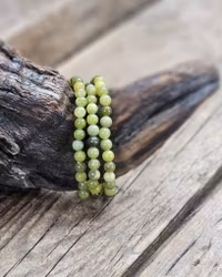 Nefrit Jade extra, armband 6mm runda pärlor