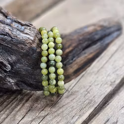 Nefrit Jade extra, armband 6mm runda pärlor