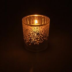 Ljuslykta liten frostat glas, Spiritual