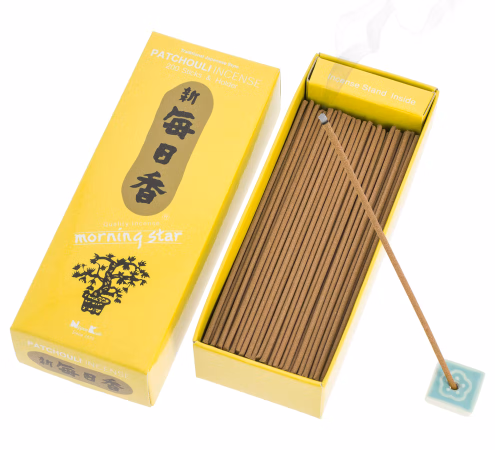 Morning Star - Patchouli, rökelsepinnar storpack
