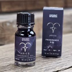 Stjärnteckenolja Väduren (Aries) – Zodiak aromaolja med glitter, 10 ml