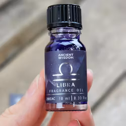 Stjärnteckenolja Vågen (Libra) – Zodiak aromaolja med glitter, 10 ml