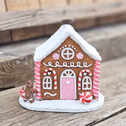 Rökelsehållare, Rosa Pepparkakshus för koner