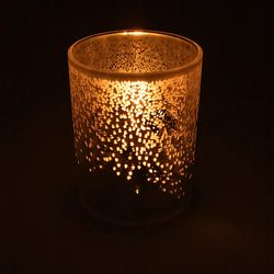 Ljuslykta stor frostat glas, Spiritual