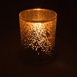 Ljuslykta stor- frostat glas vit, Spiritual