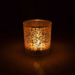 Ljuslykta liten - frostat glas vit, Tree Of Life