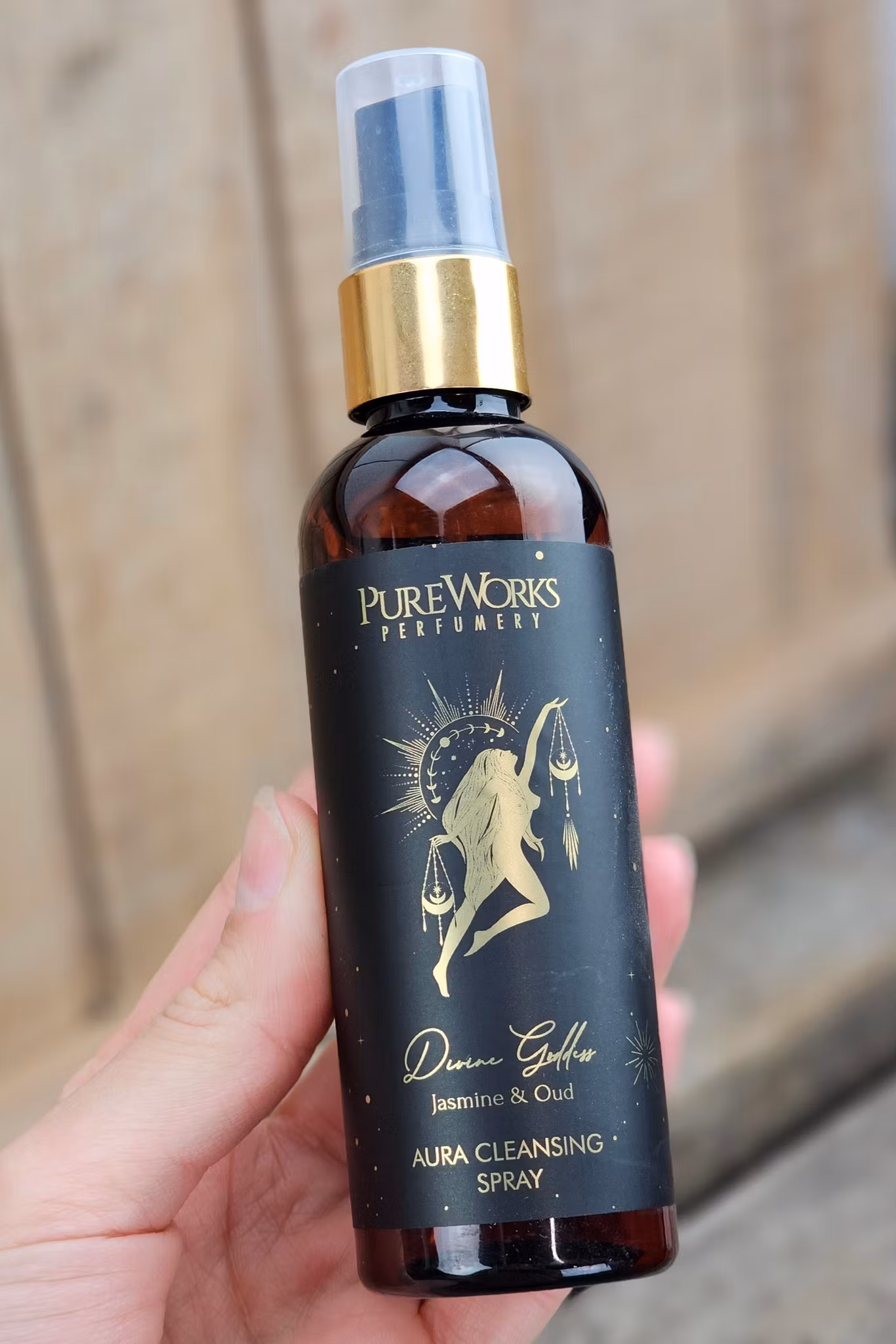 PureWorks - Divine Goddess - Jasmine & Oud, Aura cleansing room spray