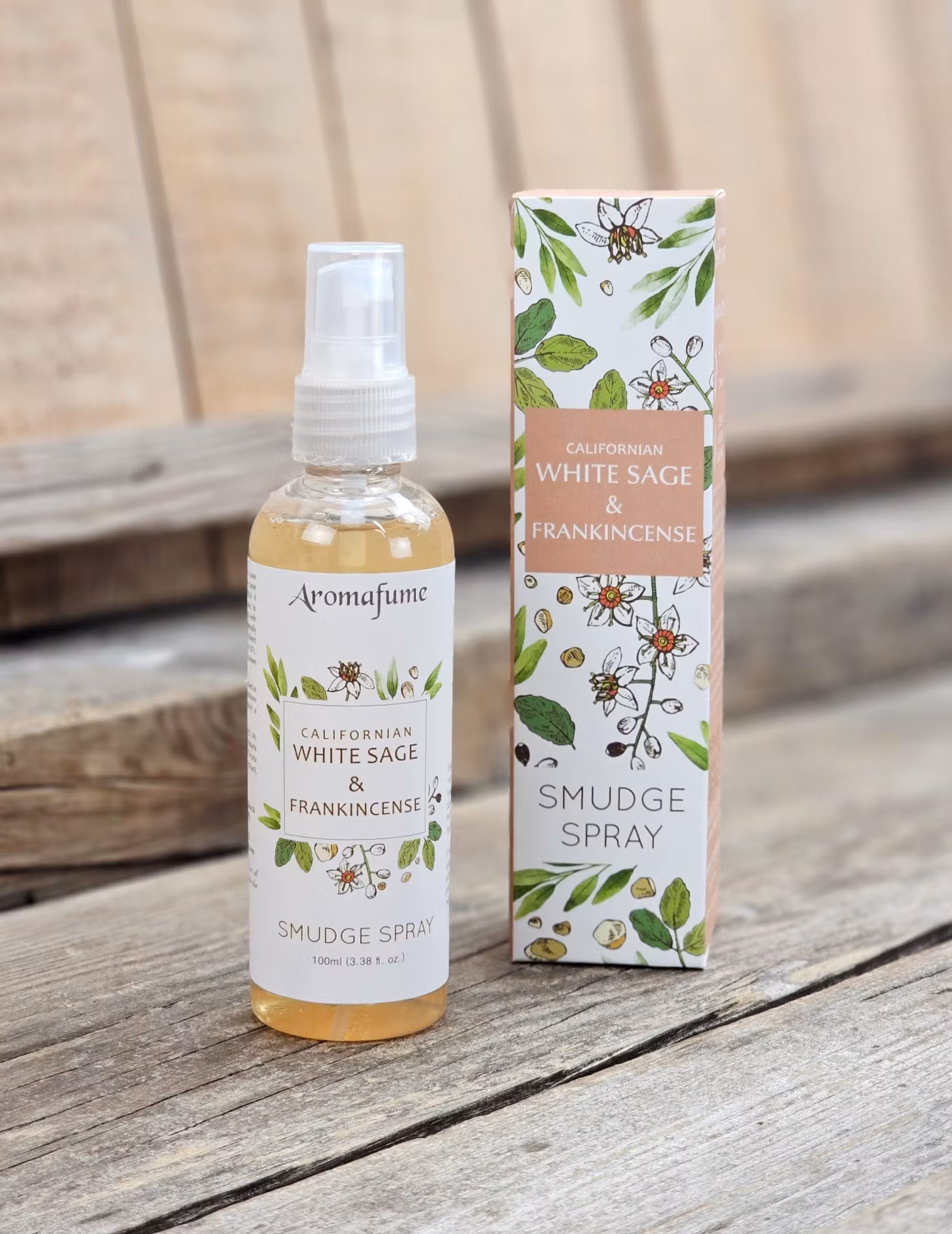 Aromafume - Natural Smudge Spray, White Sage & Frankincense