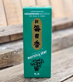 Morning Star - Cedarwood, rökelsepinnar storpack