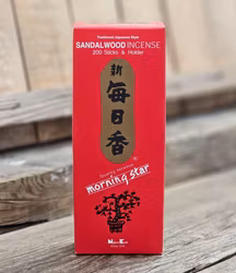 Morning Star - Sandalwood, rökelsepinnar storpack