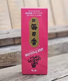 Morning Star - Rose, rökelsepinnar storpack