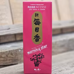 Morning Star - Rose, rökelsepinnar storpack
