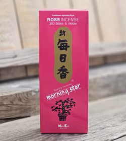 Morning Star - Rose, rökelsepinnar storpack