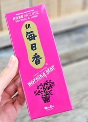 Morning Star - Rose, rökelsepinnar storpack