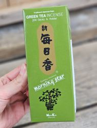Morning Star - Green tea, rökelsepinnar storpack