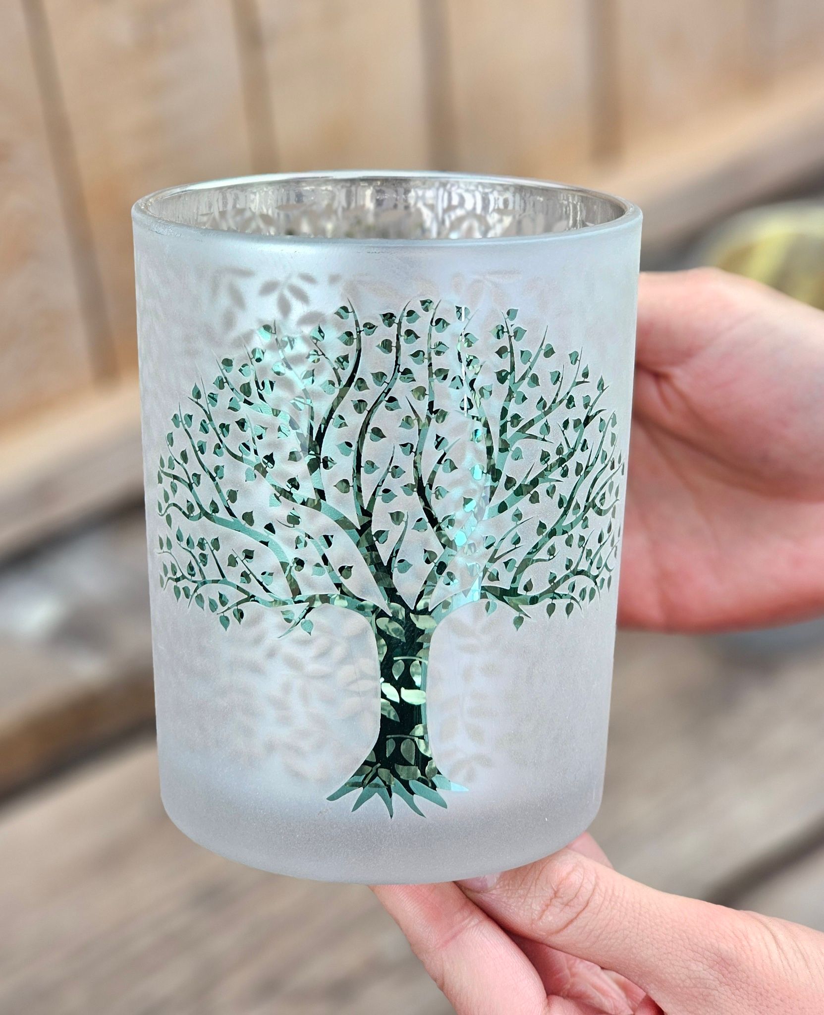 Ljuslykta stor frostat glas, Tree Of Life