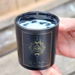 PureWorks - Eye of Providence - Sage & White Tea, doftljus för manifestation med Svart Obsidian 20h