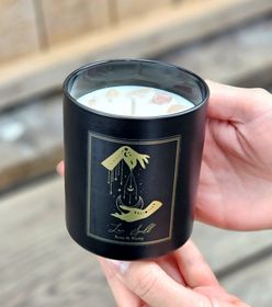PureWorks - Love Spell - Rose & Peony, doftljus för manifestation med Rosenkvarts 50h