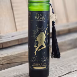 PureWorks - Divine Goddess - Jasmine & Oud, doftljus för manifestation 80h