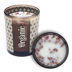 Song Of India - Organic Goodness Rose & Geranium, doftljus 50h