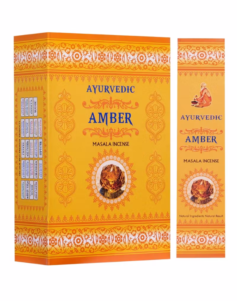 Ayurvedic - Amber, rökelsepinnar