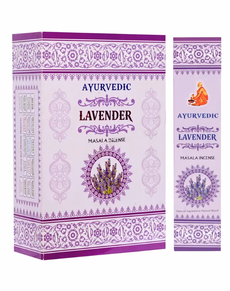 Ayurvedic - Lavender, rökelsepinnar