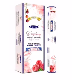 Satya Hexa Series - Raspberry, rökelsepinnar