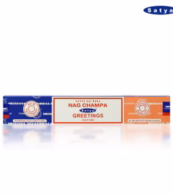 Satya Sai Baba Combo Serie - Nag Champa och Greetings, rökelsepinnar