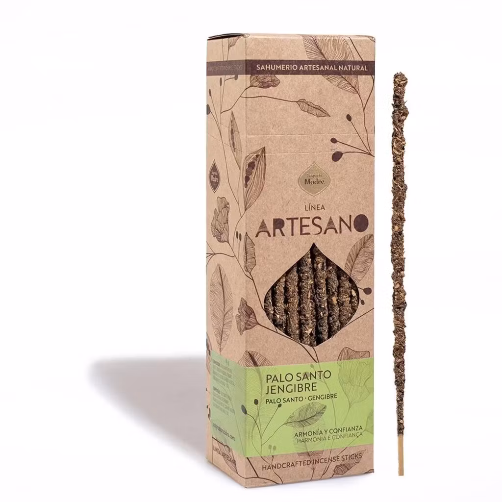 Sagrada Madre Artesano x 1 line - Palo Santo & Ingefära, rökelsepinne styckvis
