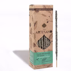 Sagrada Madre Artesano x 1 line - Grönt te & Champablomma, rökelsepinne styckvis