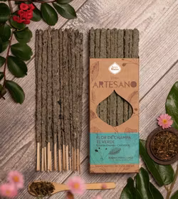 Sagrada Madre Artesano x 1 line - Grönt te & Champablomma, rökelsepinne styckvis