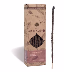 Sagrada Madre Artesano x 1 line - Kryddnejlika & Rosor, rökelsepinne styckvis