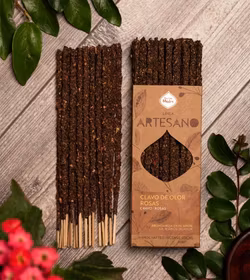 Sagrada Madre Artesano x 1 line - Kryddnejlika & Rosor, rökelsepinne styckvis