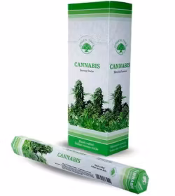Green Tree - Cannabis, hexa rökelsepinnar