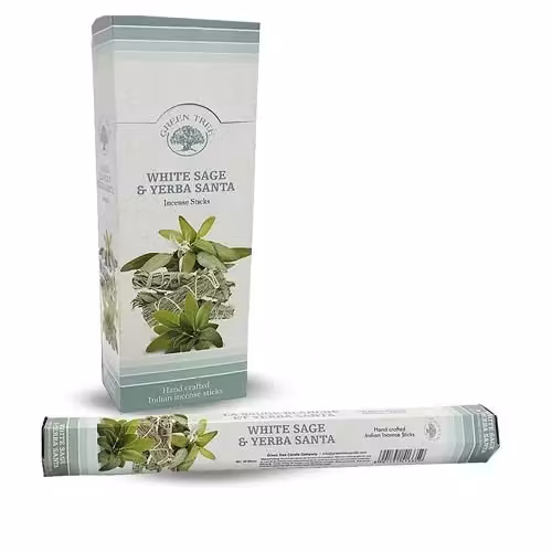 Green Tree - White Sage & Yerba Santa, hexa rökelsepinnar