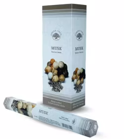 Green Tree - Musk, hexa rökelsepinnar