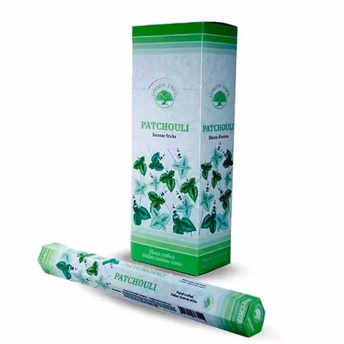 Green Tree - Patchouli, hexa rökelsepinnar