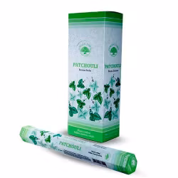 Green Tree - Patchouli, hexa rökelsepinnar