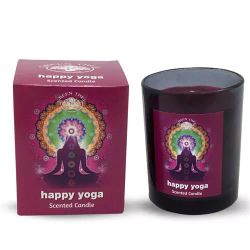 Green Tree - Happy Yoga, doftljus i glas 40h