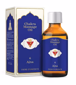 Fiore D'Oriente - Ajna Third Eye Chakra 6°, Massageolja