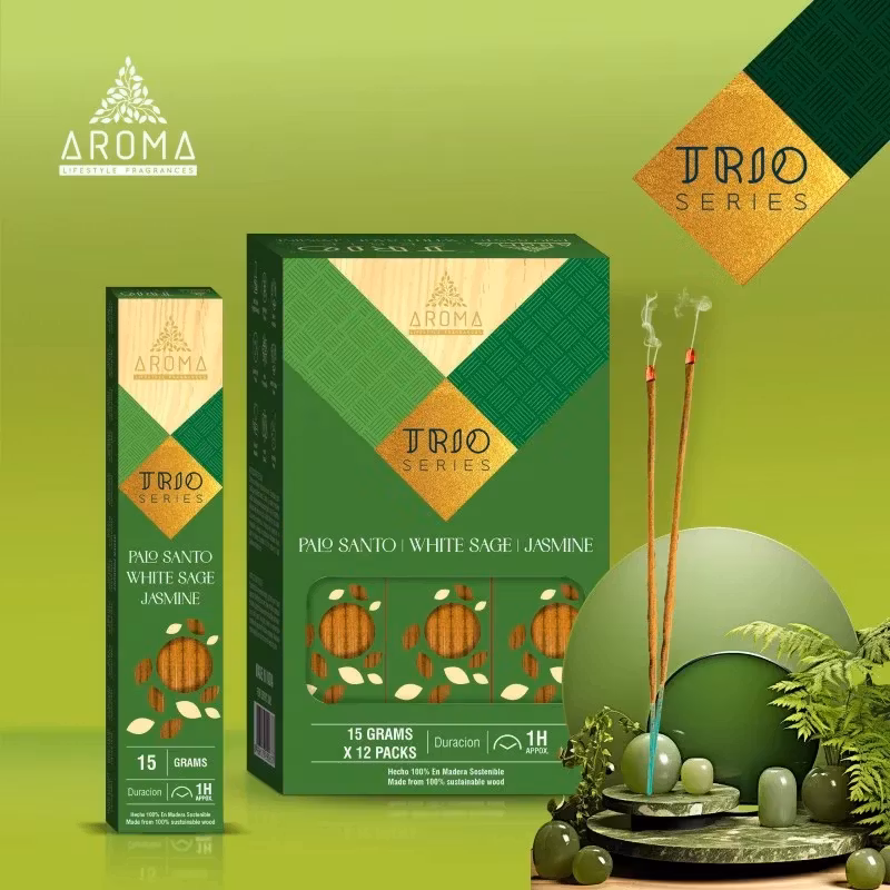 Aroma - Trio Series Jasmine, rökelsepinnar