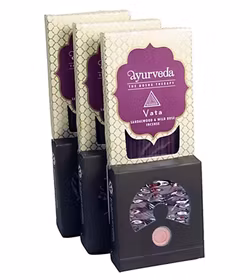 Song Of India - Ayurveda Sandalwood & Wild Rose (Vata) Presentförpackning, rökelsepinnar & koner