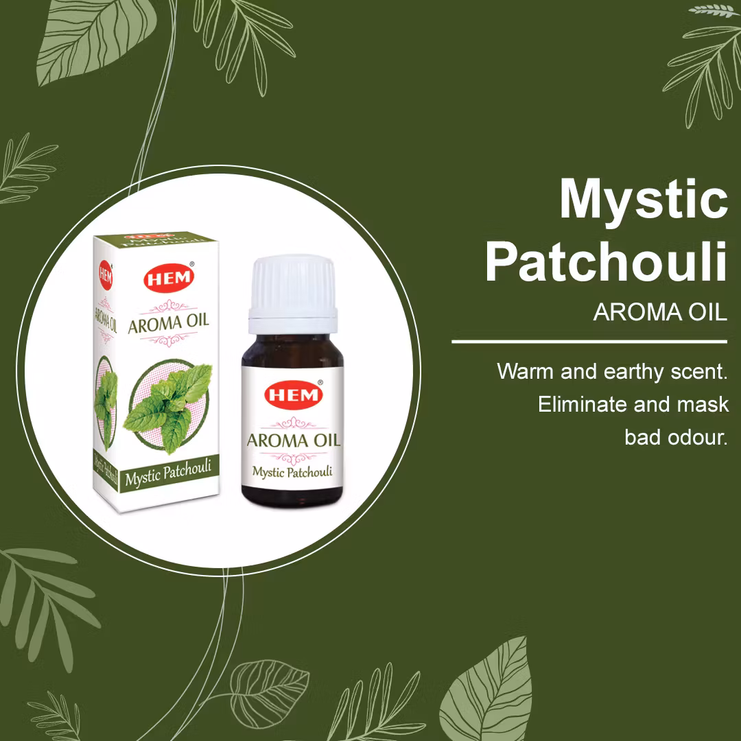HEM - Mystic Patchouli, Aromaolja Aromaterapi