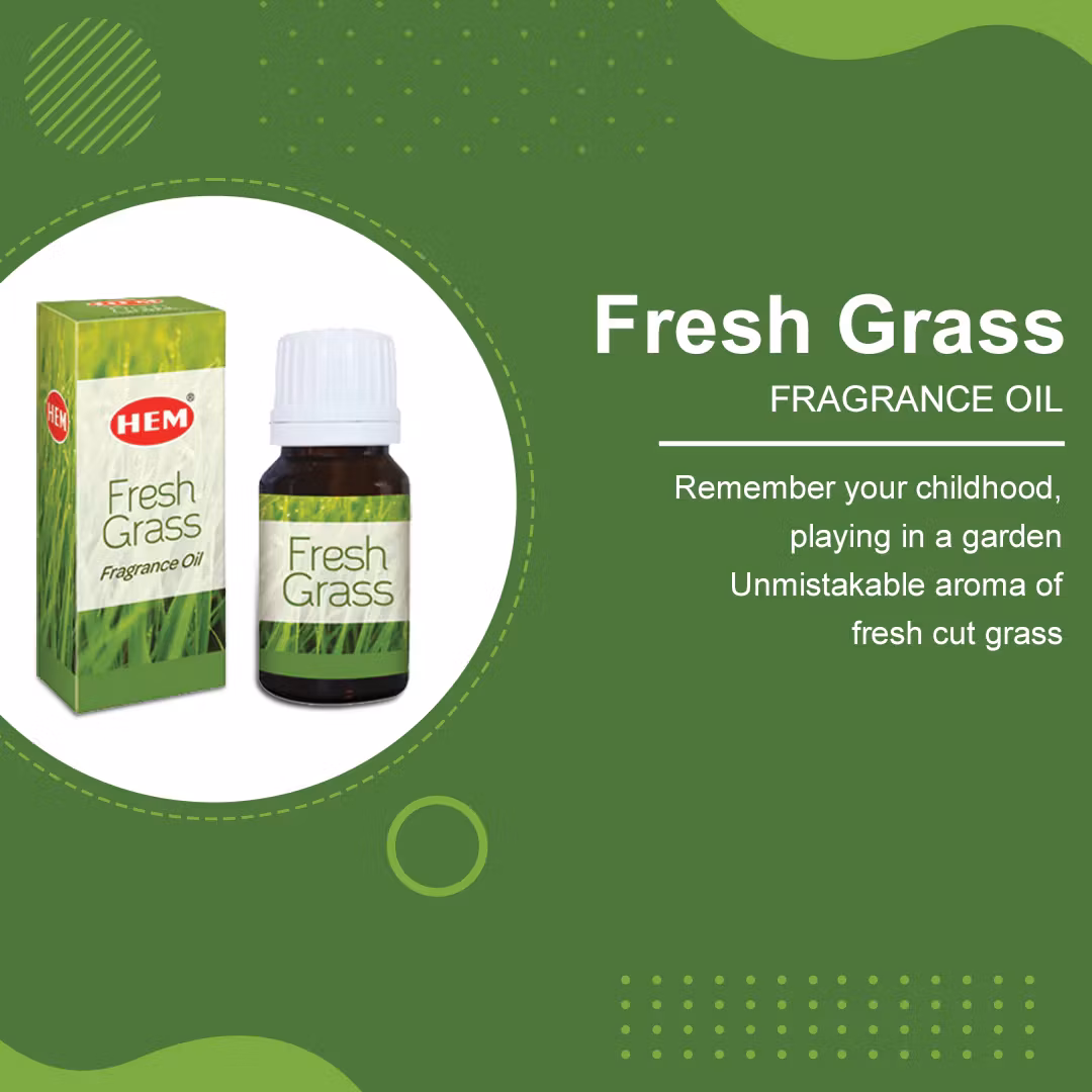 HEM - Fresh Grass, Aromaolja Aromaterapi