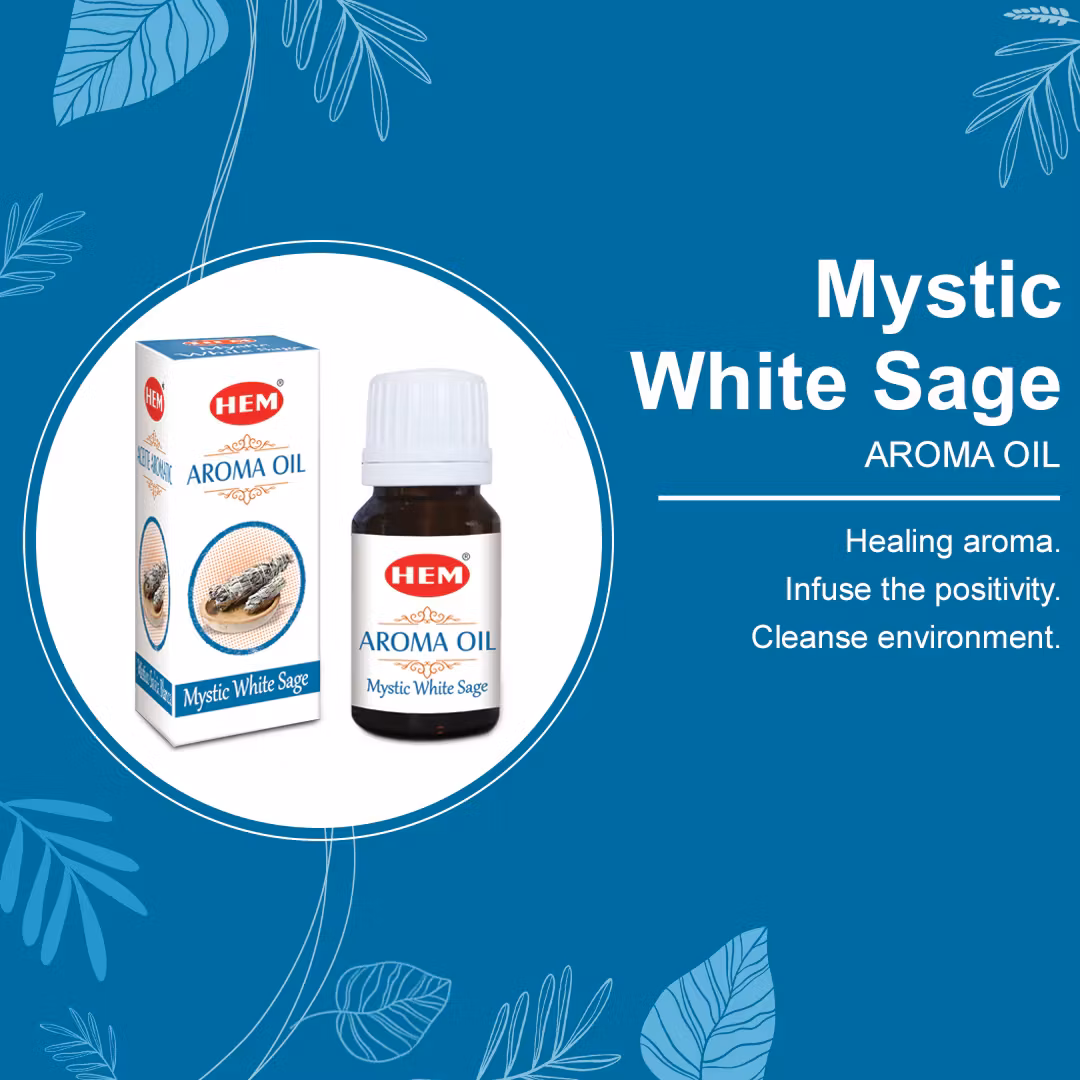 HEM - Mystic White Sage, Aromaolja Aromaterapi